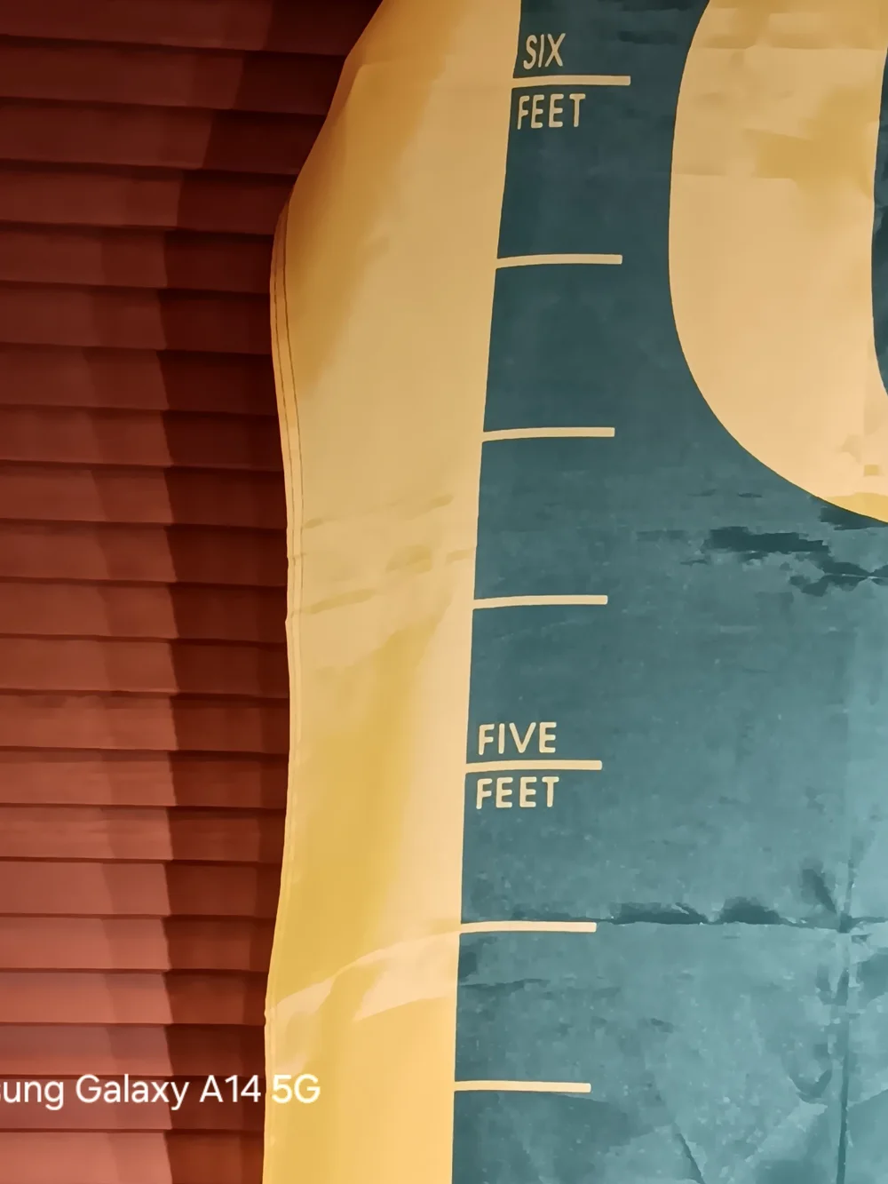 Oregon Ducks Green & Yellow Growth Chart Banner